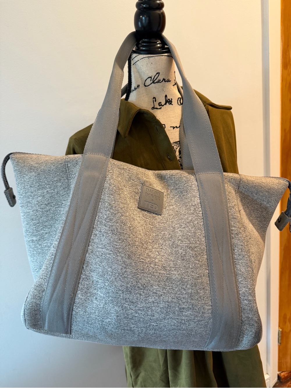 Dagne Dover x TED Gray Heather Everyday Travel Tote